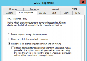 DHCP Predefined PXE Response
