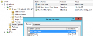 DHCP Server options1